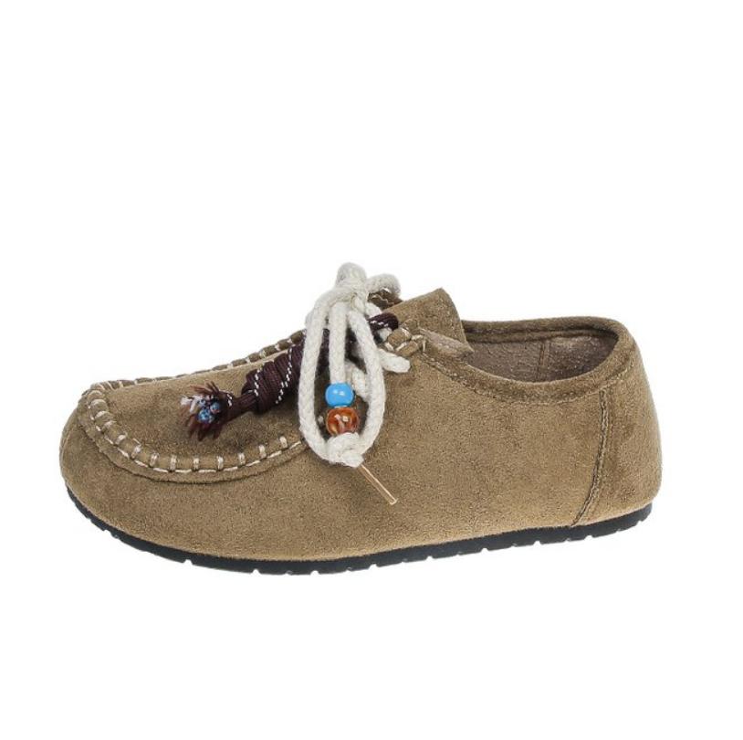 Мода 2025 Обувь ниндзя таби Одинарная Женская Ретро Замшевые Балетки Раздвоенный Носок Копыто Лодочки Лолита Обувь Женская Мэри Джейн Мокасины Балетки