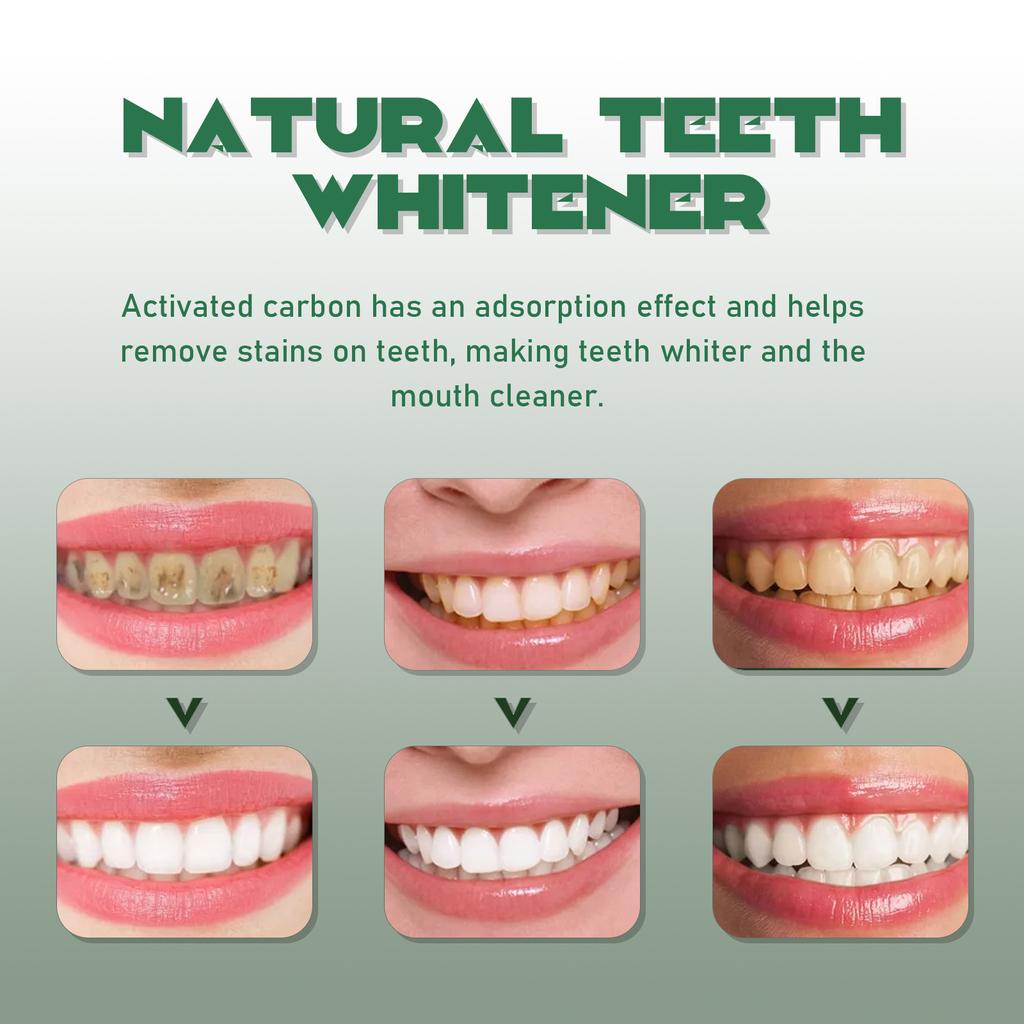Activated Carbon Teeth Whitening Powder for Deep Cleaning of Dental Stains and Dirt, Refreshing Breath, and Whitening Teeth Powder