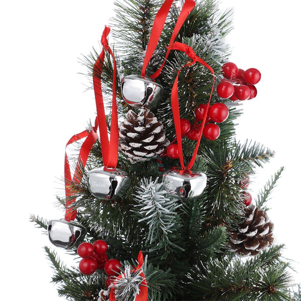 Tree Craft DIY Christmas Jingle Bells Joy Christmas Believe Bells Ornament