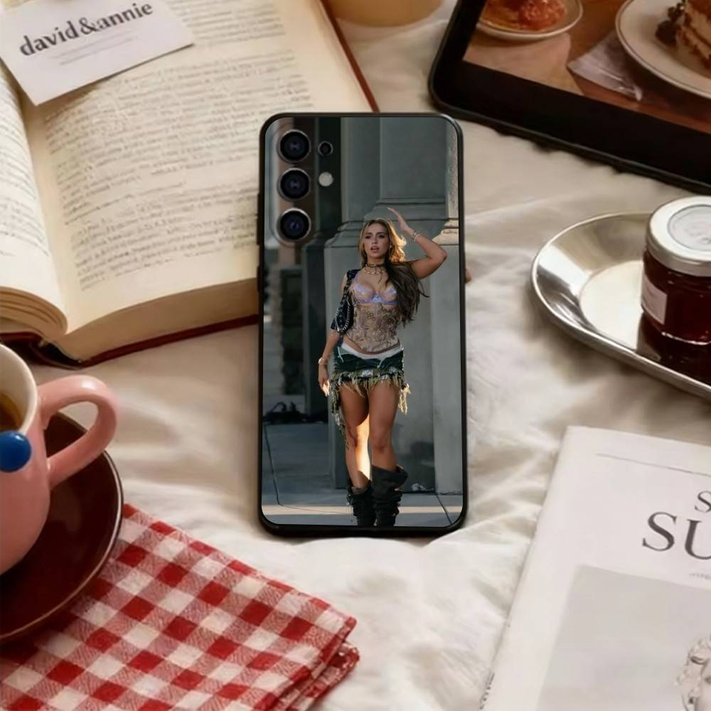 Tate McRae Phone Case For Samsung S25,S24,S21,S22,S23,S30,Ultra,S20,Plus,Fe,Lite,Note,10,Black Cover