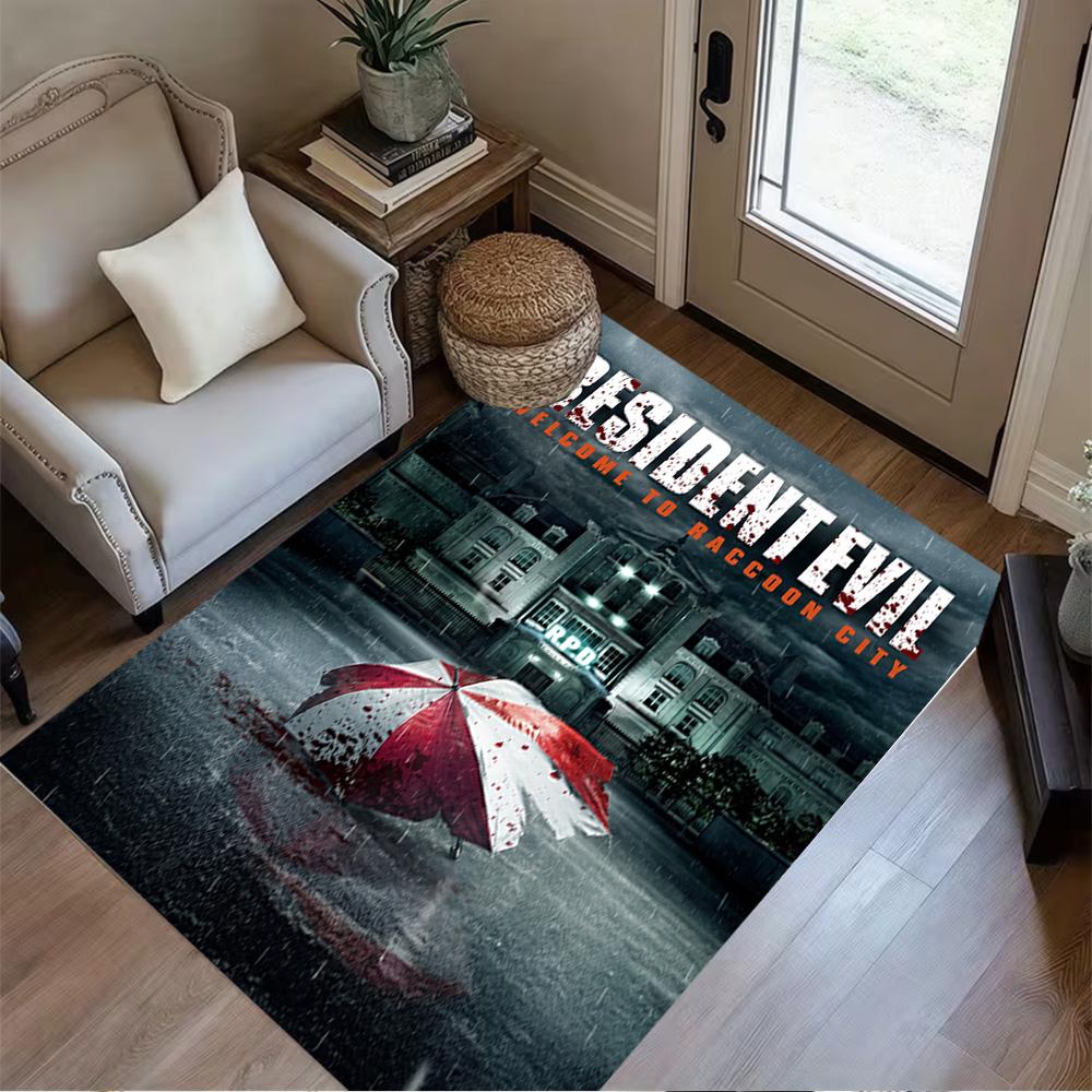 Resident Evil: Umbrella Siege Carpet Suitable for Decorate room Game Room Dormitory Outdoor Antislip Carpet Anime Office Decor