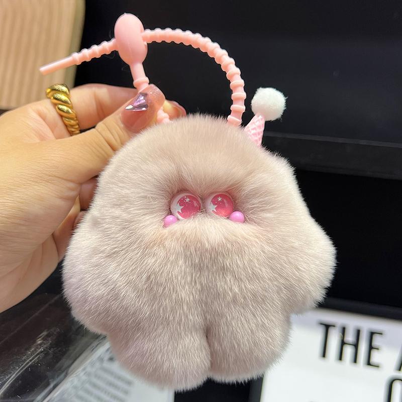 Cute Kawaii Trendy Plush Doll Pendant For Women Girls Car Keychain Creative Backpack Decoration Accessories Gifts