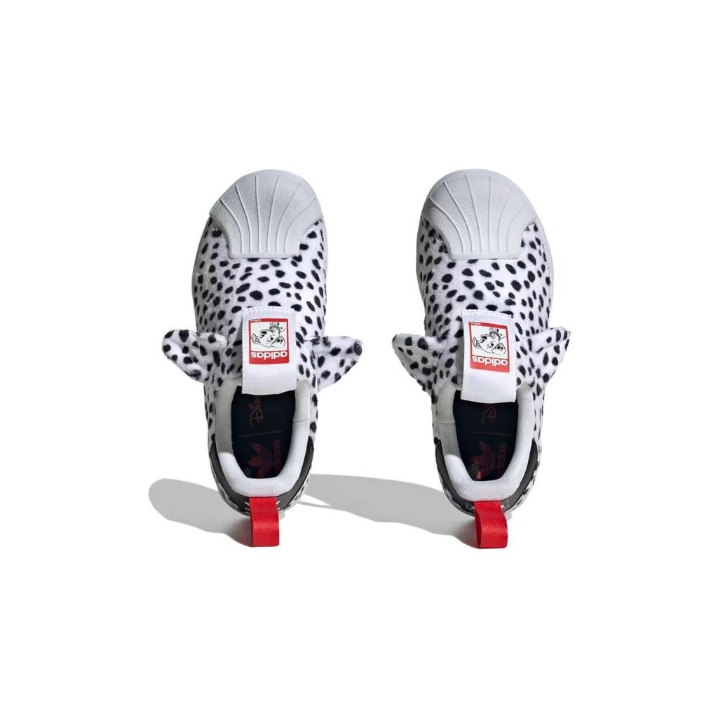 Disney x adidas Superstar 360 J 101 Далматинец - Детские кроссовки с собачьими ушками Белый Облачно-белый Основной черный ID9712