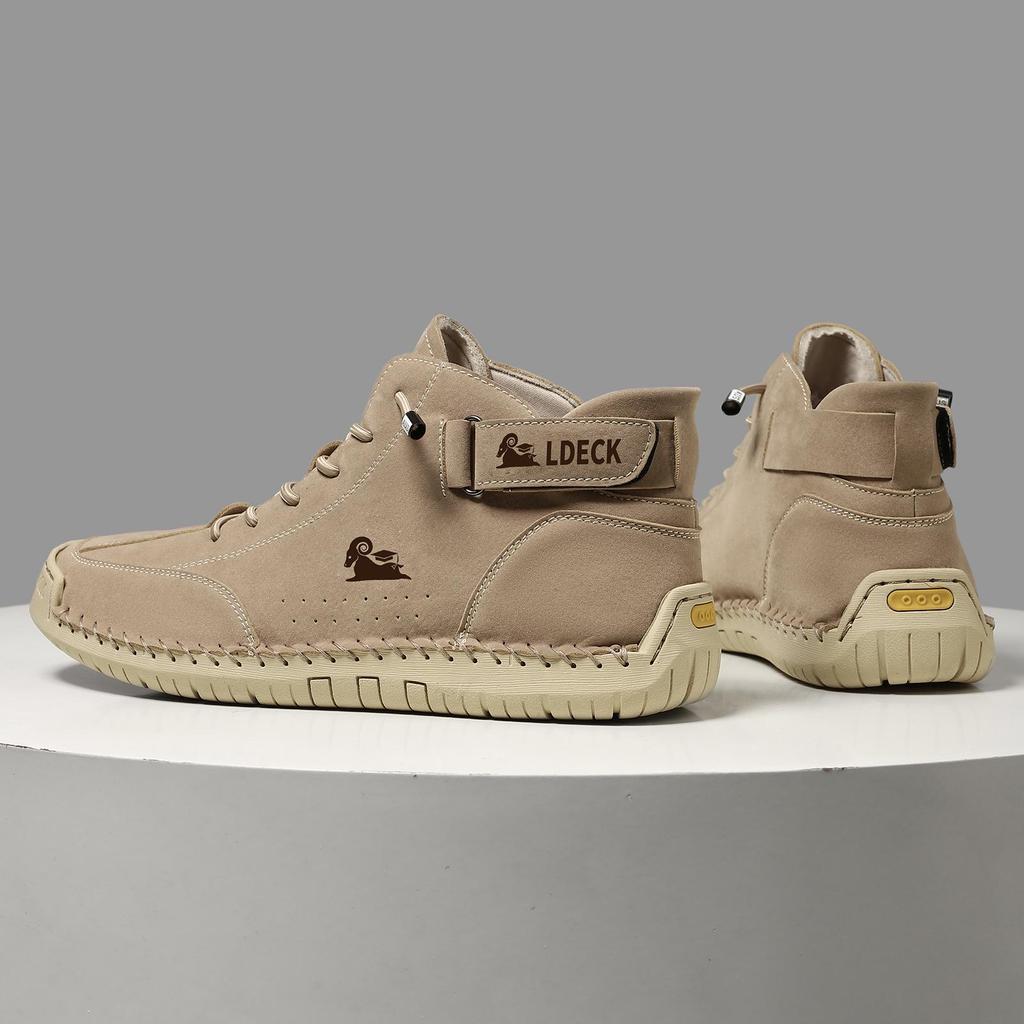 Новые мужские повседневные весенние высокие ботинки Martin сшитые вручную