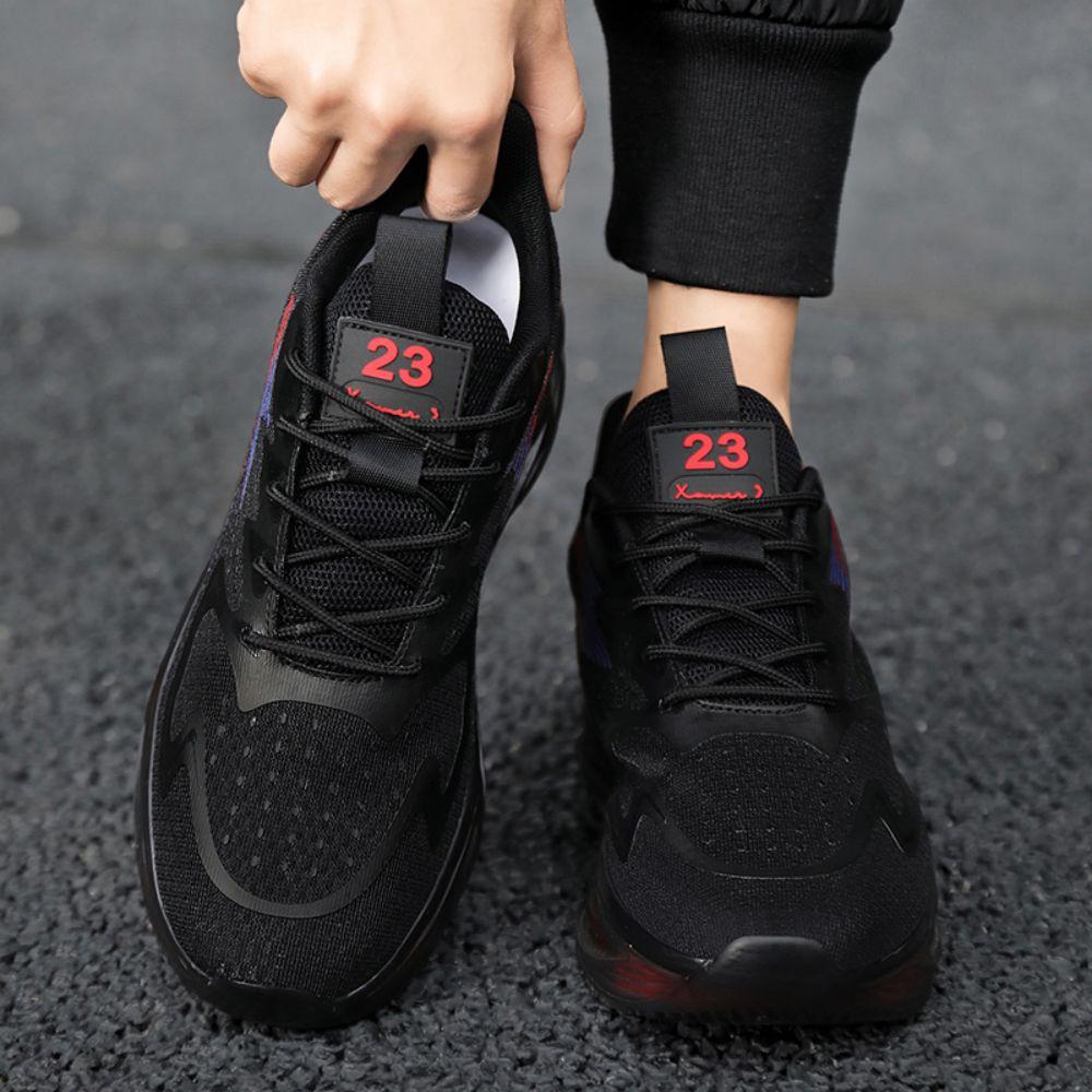 Sneakers Large Size Breathable Tide Shoes Men's Shoes Transparent Bottom Sports Shoes