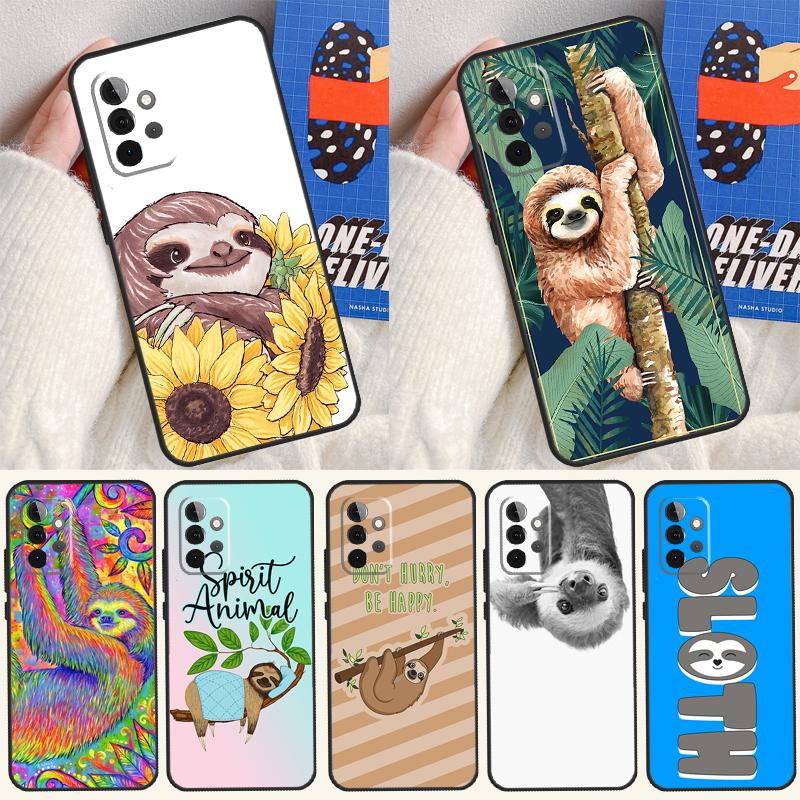 Ленивец Для Samsung Galaxy A52 A52S A32 A12 A22 A72 A21S A50 A70 A71 A51 A33 A73 A53 Чехол