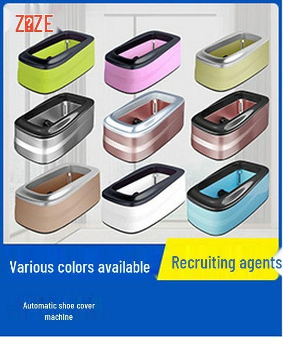 7-Color Intelligent Dustproof Shoe Cover Machine for Indoor Use