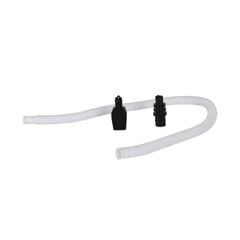 Гибкая пластиковая трубка Melodica Pianica длиной 57 см / 22,4 дюйма с черным мундштуком