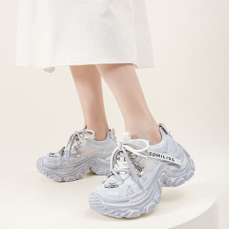 Strictly Selected Heightening Shoes 2025 Shoes Women's Shoes Versatile New Sports Shoes Women's Dad Shoes Summer Casual Shoes