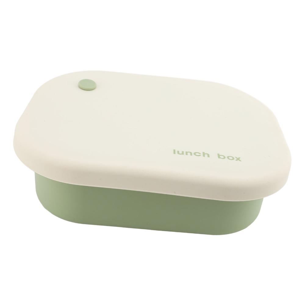 Silicone Lunch Storage Container 4 Compartment Thermal Lunch Box Food Container For Office