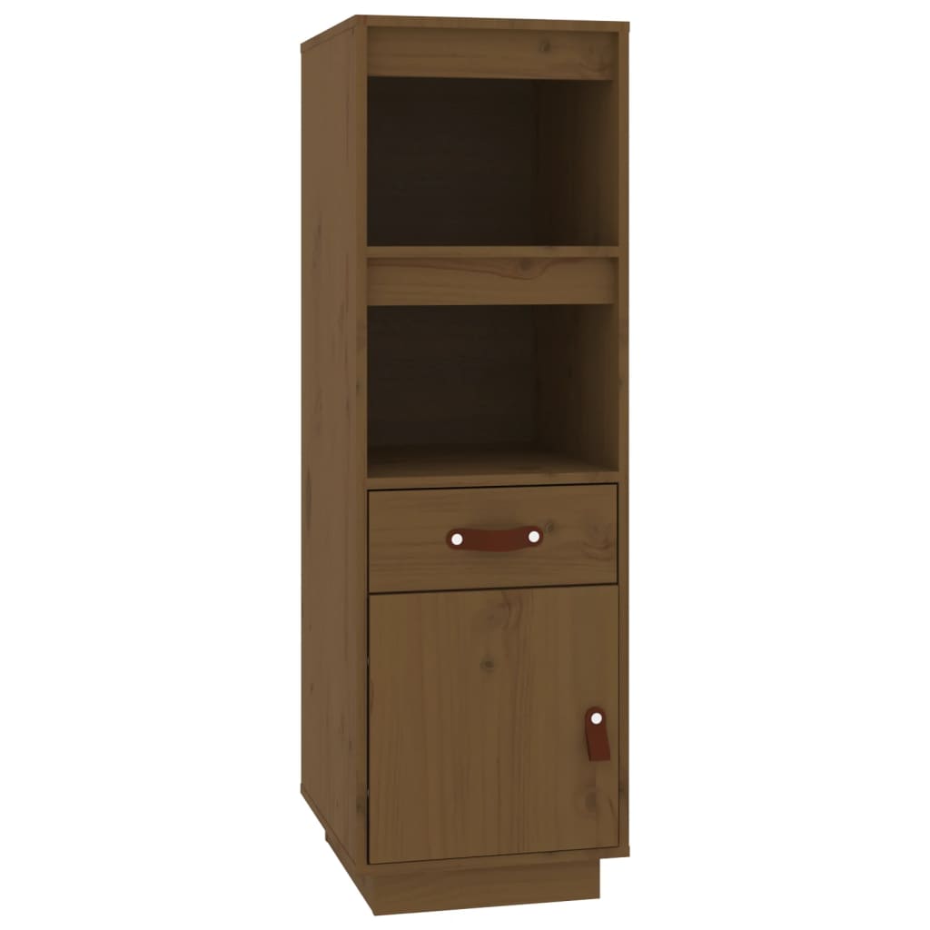 Highboard Honey Brown 34 x 40 x 108.5 cm Solid Pine Wood