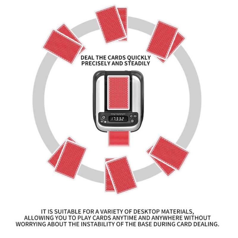 Интеллектуальный вращающийся автомат для раздачи карт: бесшумная работа и устойчивое основание для использования в профессиональных казино