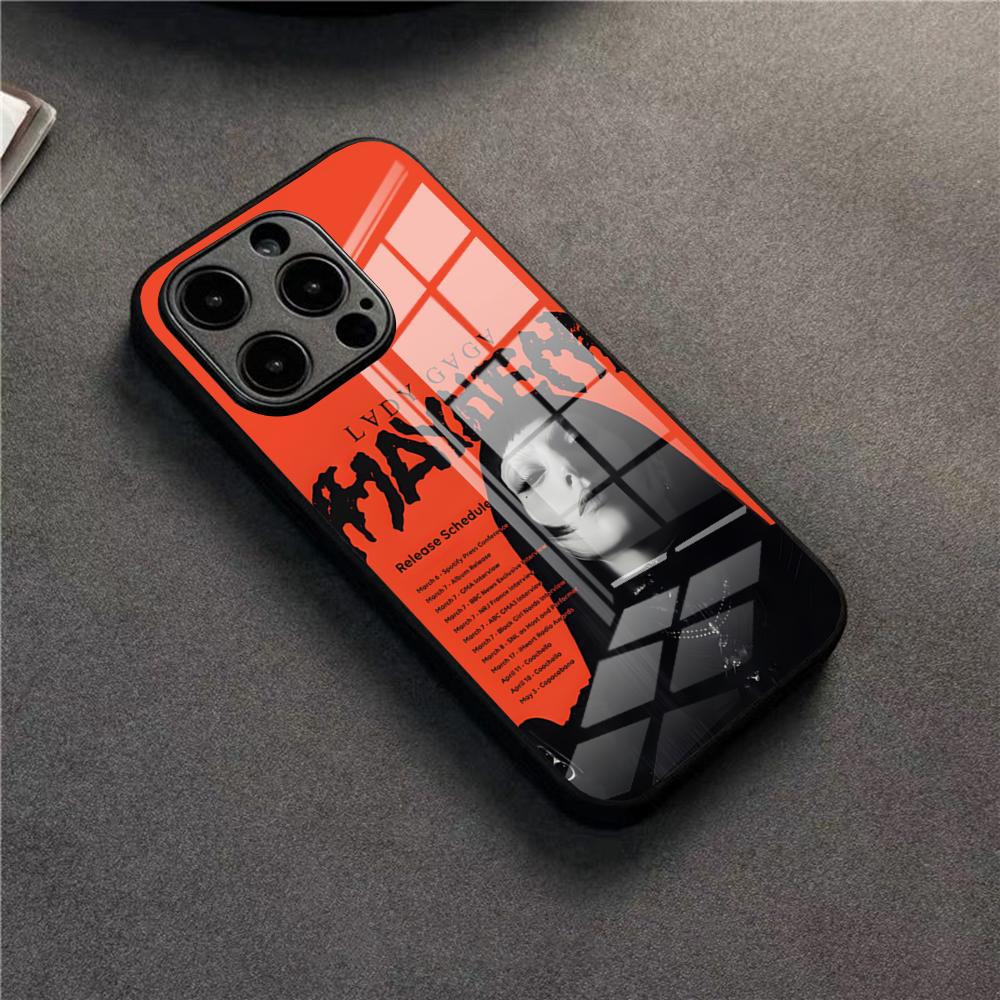 LADY-GAGA - MAYHEM Чехол для телефона Для 17 Pro Max IPhone 16 Pro 14 12 11 13 Mini X XR XS 15 Plus SE Стеклянная крышка