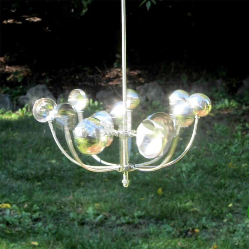 14-дюймовая ветряная мельница с садовым колышком, металлическая ветряная мельница, садовое украшение, уличная ветряная скульптура для двора, газона, сада, подарок X3UC