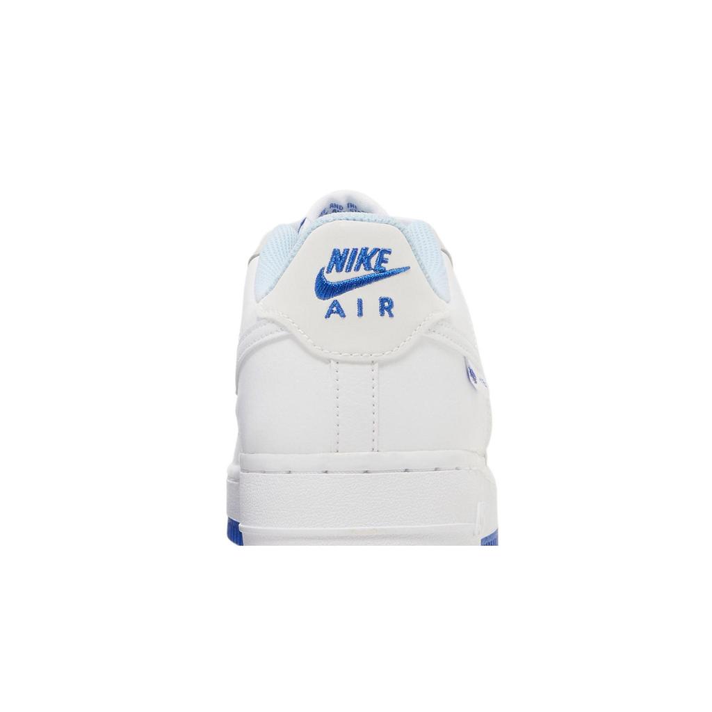 Nike Air Force 1 LV8 Grade School 'Just Stitch It - Hyper Royal' (Unisex) White / White / Photon Dust / White Kids' Skateboarding Shoes FB1844 111