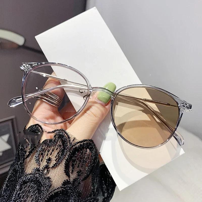 Роскошные Фотохромные Очки для Миопии для Мужчин Женщин Модные Меняющие Цвет Солнцезащитные Очки с Диоптриями от 0 до -6 0 Защита от УФ на Открытом Воздухе