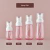 30/60/80/100ml Spray Lotion Bottle Perfume Sub-bottling PET Empty Makeup Liquid Aromatherapy Refillable Travel Portable