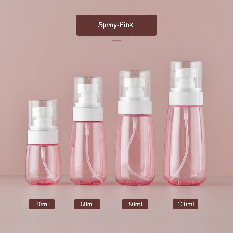 30/60/80/100ml Spray Lotion Bottle Perfume Sub-bottling PET Empty Makeup Liquid Aromatherapy Refillable Travel Portable