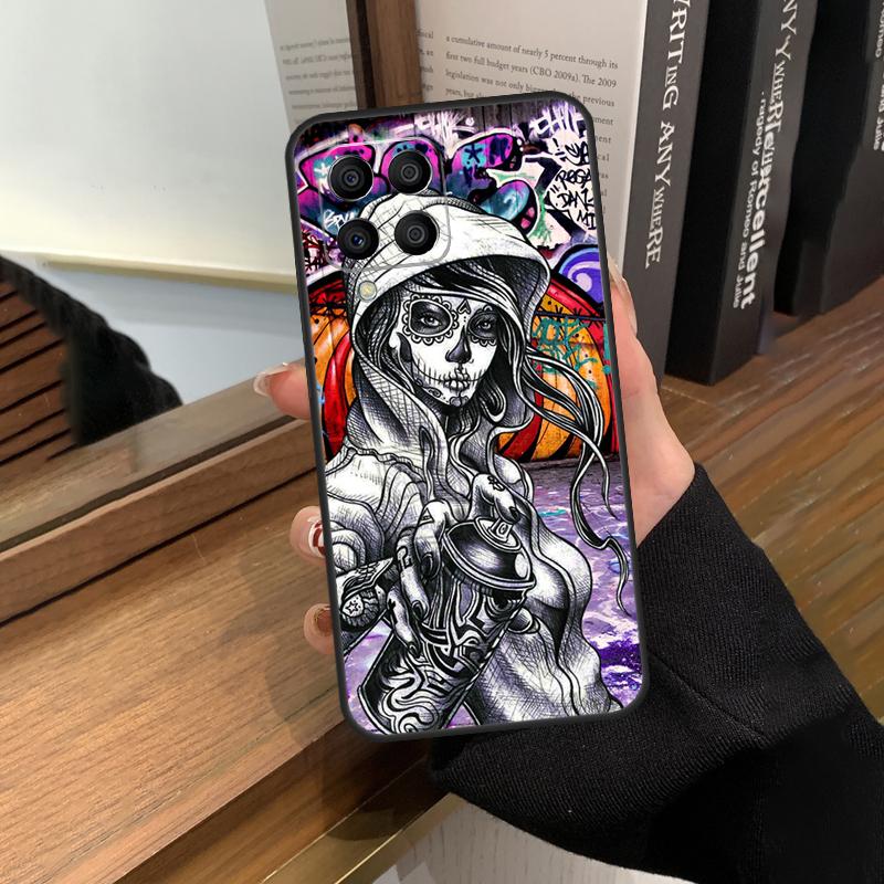Чехол с граффити для Samsung Galaxy M56 M16 M36 M33 M53 M13 M12 M32 M52 M20 M15 M55 M31 M14 M35 M34 M54
