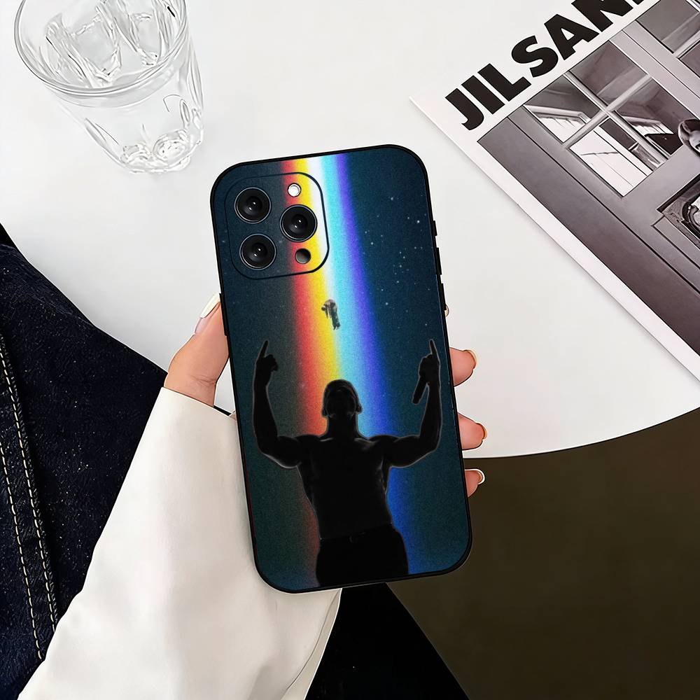 Чехол для телефона D-Dragons Dan Reynolds I-Imagine для iPhone 17, 16, 15, 14, 13, 12, 11 Plus, Pro Max, Другие Мягкая Черная Крышка