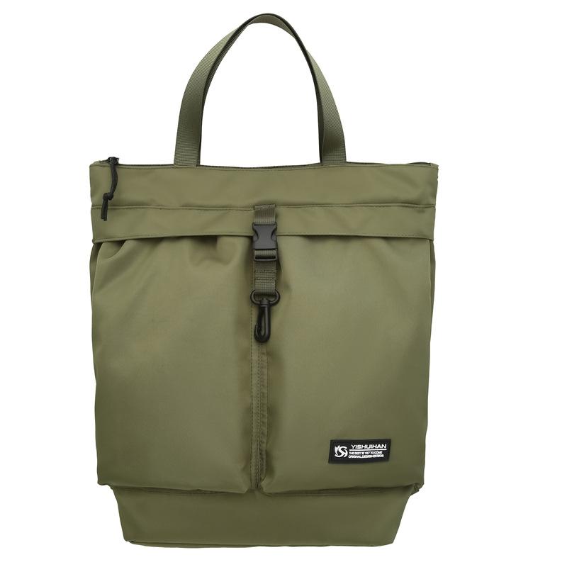 Рюкзак для студентов колледжа для мужчин и женщин, сумка для поездок на работу, однотонная повседневная сумка-тоут, рюкзак из водостойкого нейлона большой вместимости