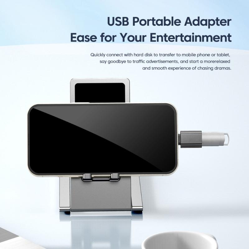 Переходники Type C (папа) на USB3.0 (мама) Бесшовное решение для передачи файлов Портативный OTG для различных электронных устройств