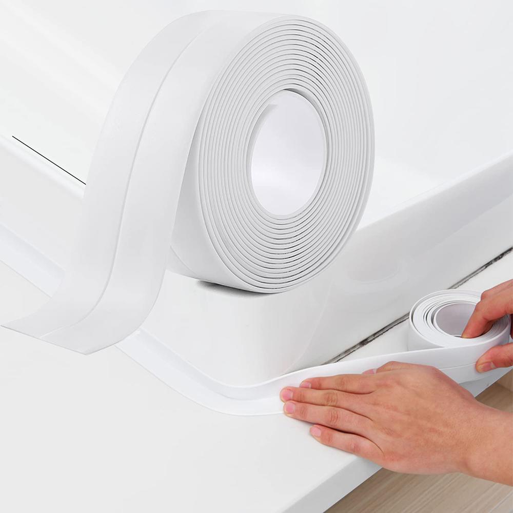 3,2 метра лента для герметизации швов в ванной и кухне, герметизирующая лента, устойчивая к плесени, самоклеящаяся лента для герметизации швов в ванной, герметик для плитки в душе, клей-герметик