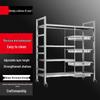 4-ярусная металлическая кухонная полка для хранения