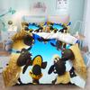 Постельное белье Shaun The Sheep Мультяшное пододеяльник Наволочка Простыня Детская спальня Дом