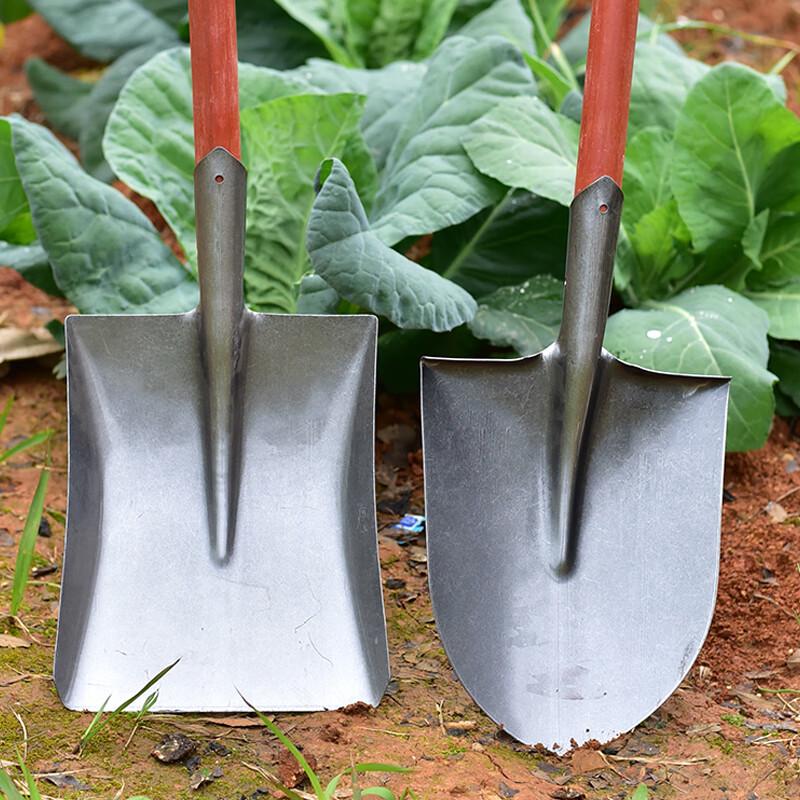 LAUTEE Pointed Garden Steel Shovel