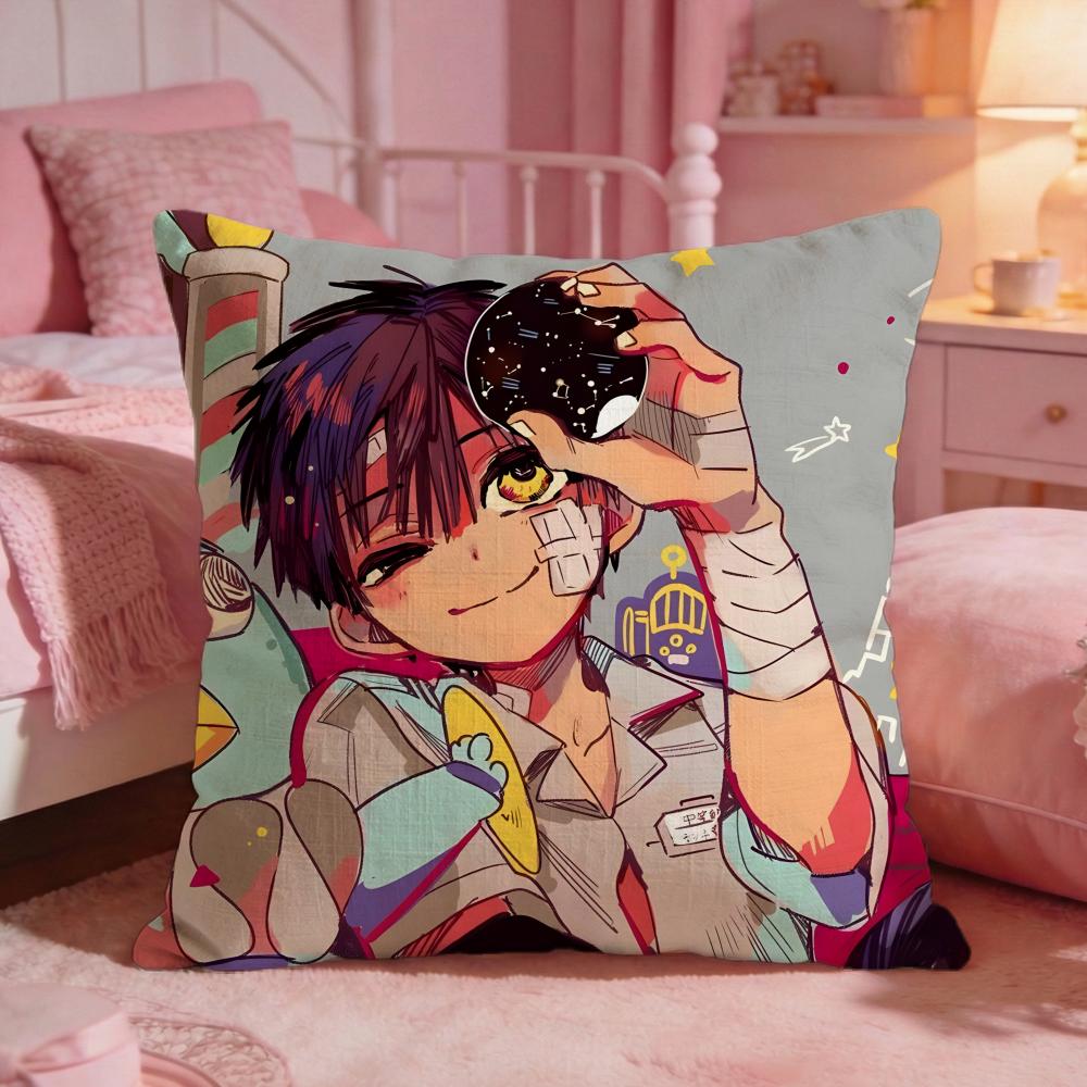 bBound Hanakokun Cushion Cover Premium Comfort Reversible Pillow Cove Two in One Design for Any Room  Car Interior