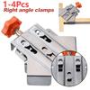 90 Degree Right Angle Clamp 1/2/4Pcs Stainless Steel Carpenter Splicing Quick Clamp Locator Fixed Frame Clamp Woodworking Tools