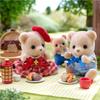Набор кукол и мебели Sylvanian Families [Братья и сестры Медвежата Бисквитики - Набор для пикника-] FS-60 Марка ST Возраст от 3 лет Игрушка Кукольный домик Sylvanian Families