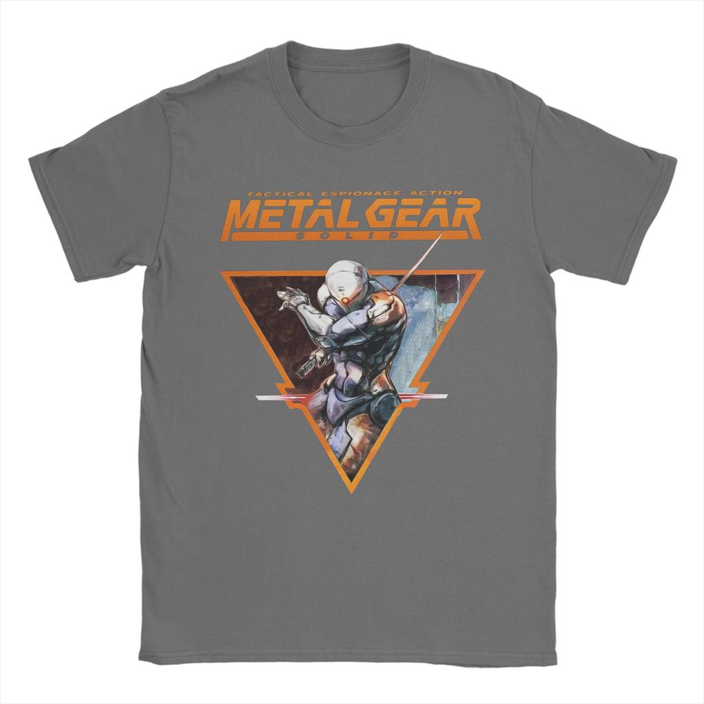 Metal Gear Solid Gray Fox T Shirts for Men 100% Cotton Funny T-Shirts Round Collar Tees Short Sleeve Clothing Plus Size