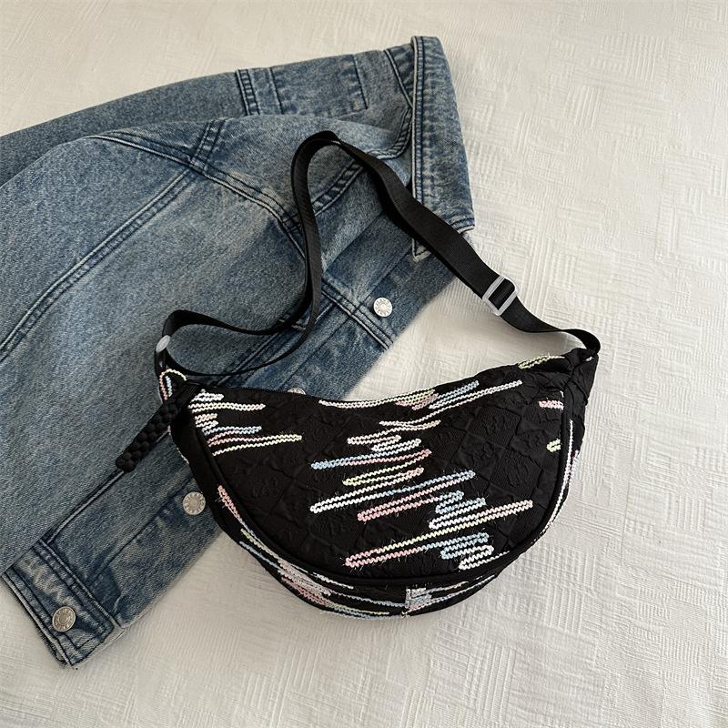 2024 летняя новая симпатичная спортивная корейская версия нишевой сумки-мессенджера для путешествий свежая и простая индивидуальная сумка через плечо