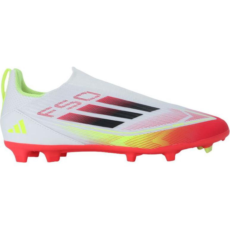 Adidas Adizero F50 League Laceless FG MG K Pure Victory Pack Kids Sneakers White Cloud-White Core-Black IE3743