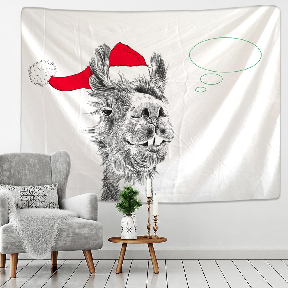 Счастливого Рождества, рождественской атмосферы, гобелен с принтом, украшение для дома, гостиной, спальни, стены, гобелен