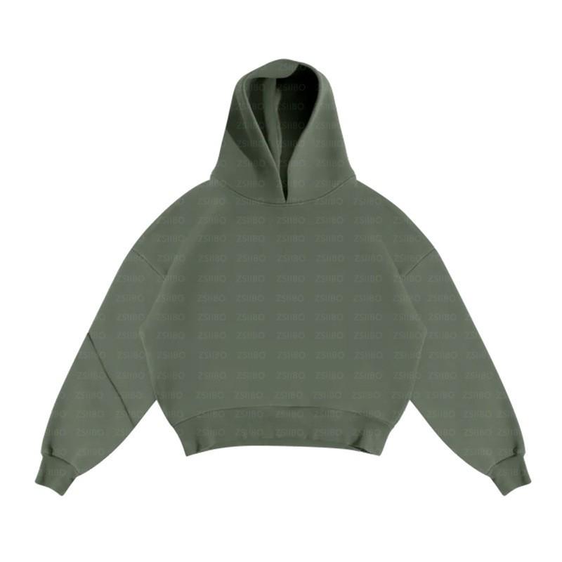 Unisex Oversized Hoodie Jogger Set Solid Color Streetwear Casual Lounge Wear