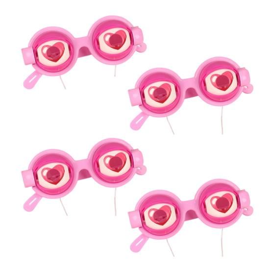 Crazy Eyes Googly Glasses Toy Winking Glasses with Pull-String Blinking Action Fun Novelty Prop for Kids Party Stage Performance