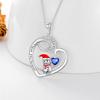 Snowman Geometric Bell Heart Snowflake Necklace Zinc Alloy Chain Women Jewelry