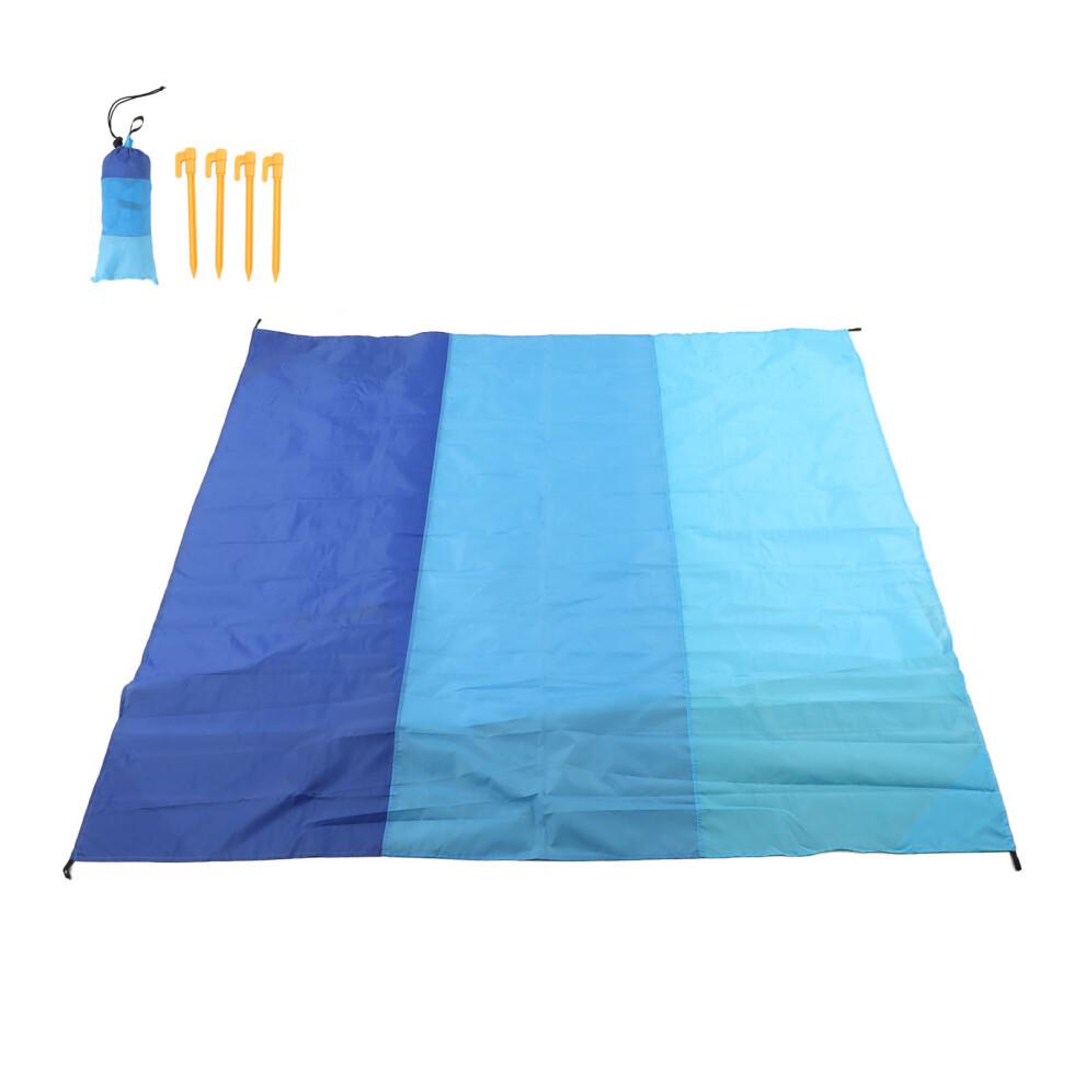 Picnic Blanket, Waterproof Sandproof Beach Mat For Camping Hiking, Portable Lightweight Outdoor Blanket Windproof Oversized Family Mat Quick Drying