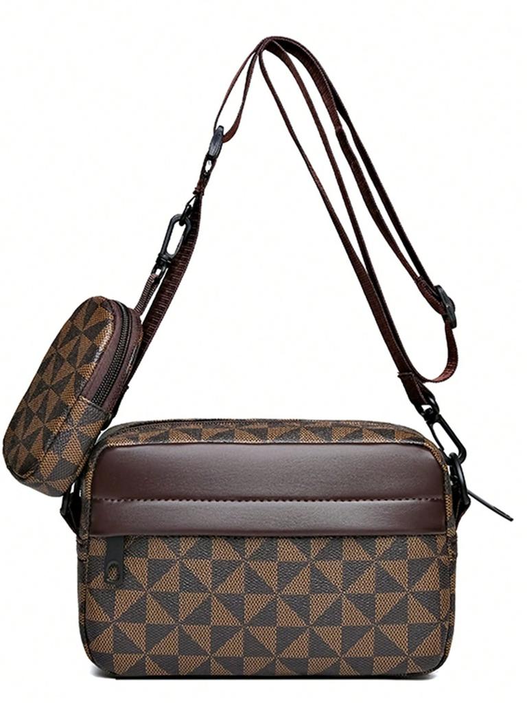 Colorblock Shoulder Bag - Trendy Patchwork Crossbody Purse (Mini Phe Bag for Women)