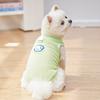 Dog Cooling Shirt Summer Puppy Tank Top Breathable Hollow Sleeveless Vest with Cartoon Dog Pattern for Small Medium Dogs