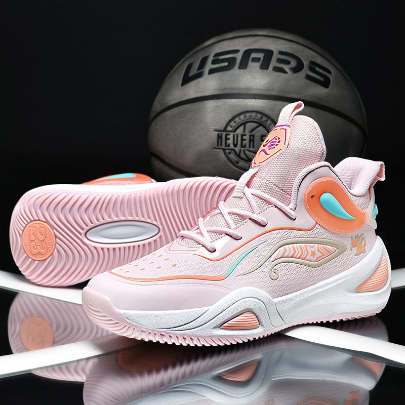 Новые высококачественные баскетбольные кроссовки из кожи мандаринки, пара, дышащие, для реальных боевых действий, спортивные, студенческие, мужские и женские