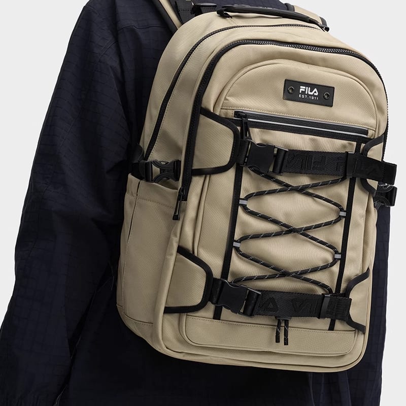 FILA Fabric Backpack Extra Small Men's Ginger Sugar Brown F13M439106FBG