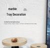 Минималистичный мраморный поднос в стиле ваби-саби: Офис, Гостиная, Кофейный столик, Хранение в ресторане, Фруктовница, Домашний декор