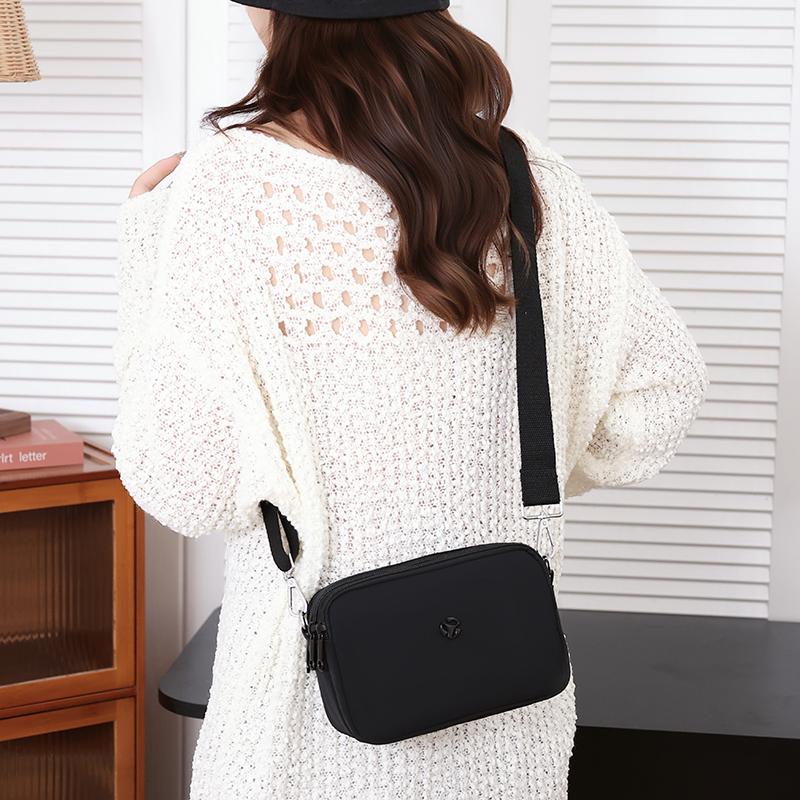 Женская сумка многокарманная нейлоновая сумка сумка для мамы однотонная сумка на плечо сумка кроссбоди