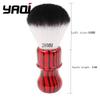 Помазок для бритья YAQi Evil Zebra 26 мм из синтетического ворса для мужчин, черно-красная ручка, необходимый аксессуар для мужского ухода
