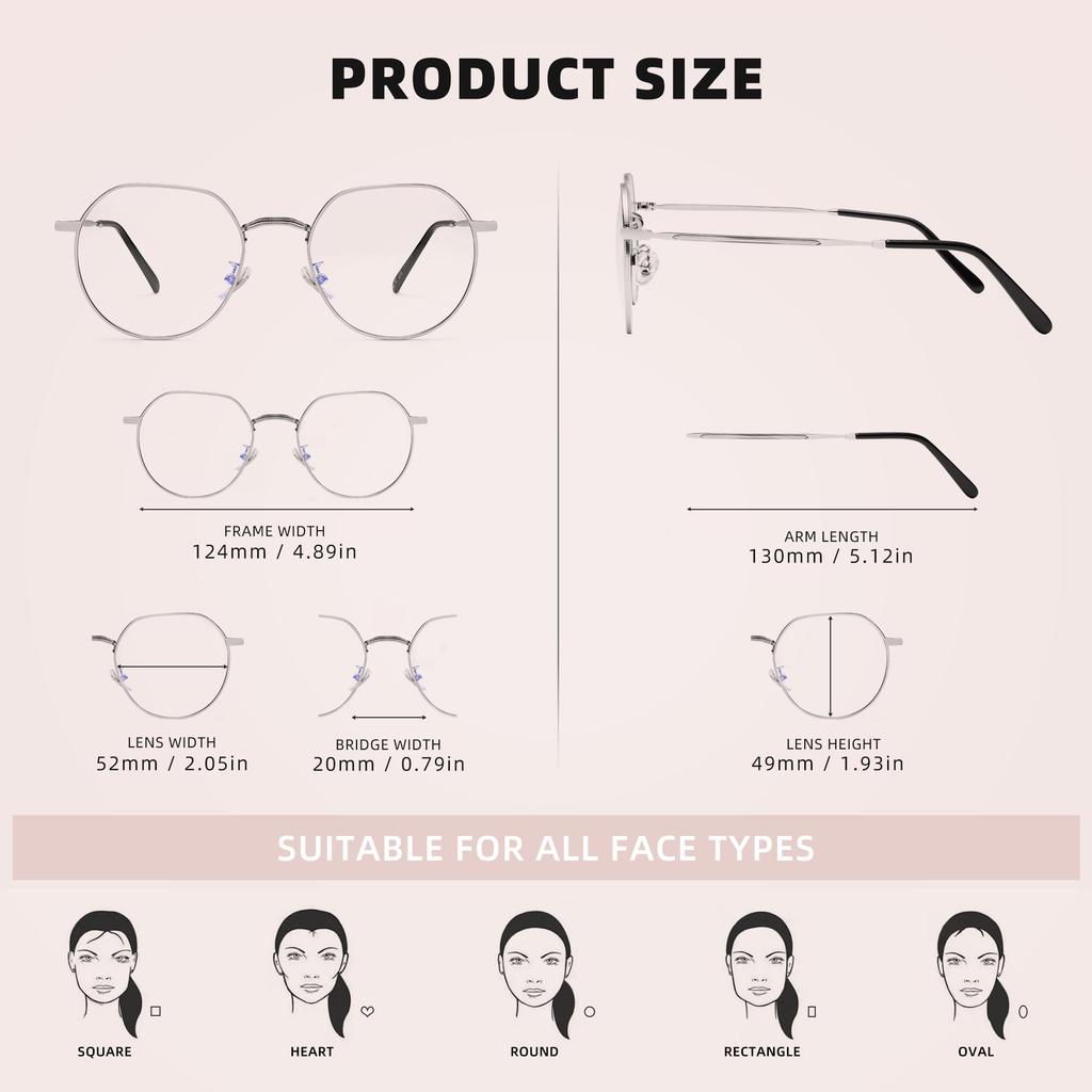 SPEEDHYUN Advanced Blue Light Filter Glass Glass для длительного использования экрана и чтения