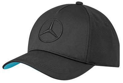 [Коллекция Mercedes-Benz] Оригинальная кепка с черным бирюзовым козырьком